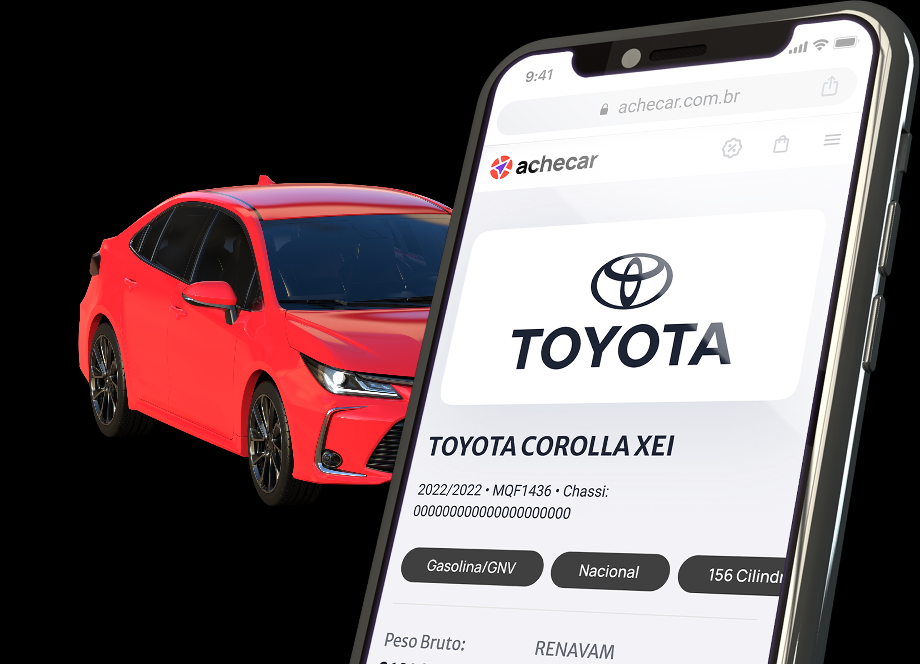 Carro consultado pela placa — relatório veicular completo Achecar